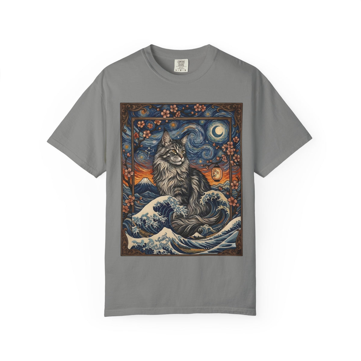 The Starry Wave Maine Coon Tee