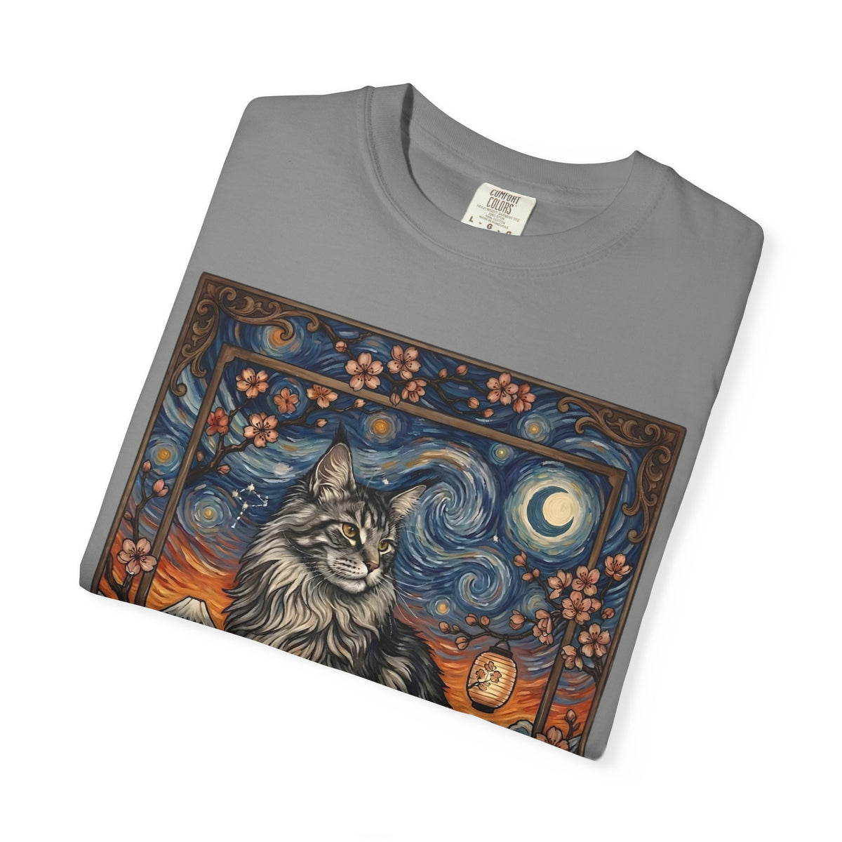 The Starry Wave Maine Coon Tee